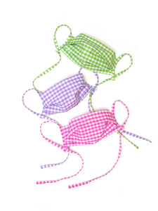 Cotton Maskini - Black Gingham