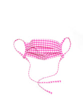 Load image into Gallery viewer, Cotton Maskini - Flamingo Gingham