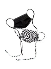 Load image into Gallery viewer, Silk Lined Maskini - Black Contrast Stitch